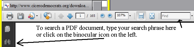 Search PDF image