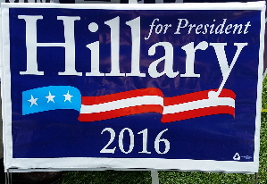 2016 Hillary Yard Sign